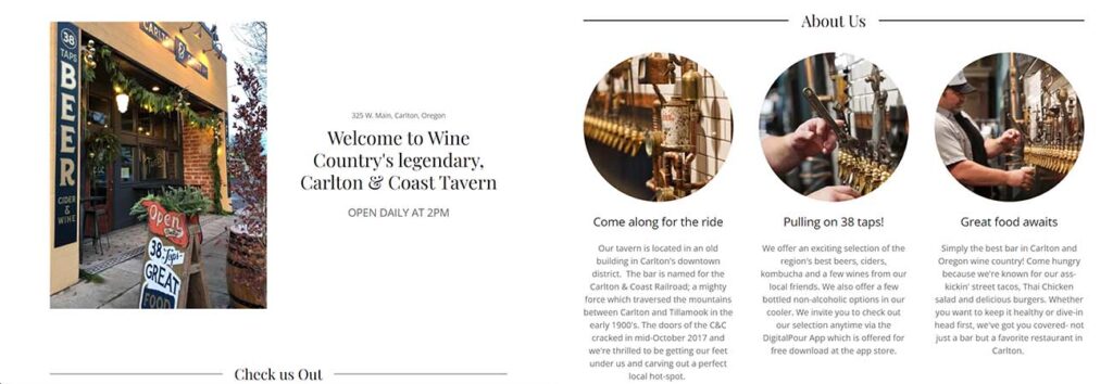 Carlton & Coast Tavern Gorgeous Digital Content