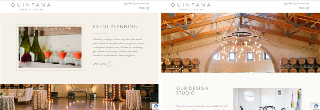 Quintana Events Web Development
