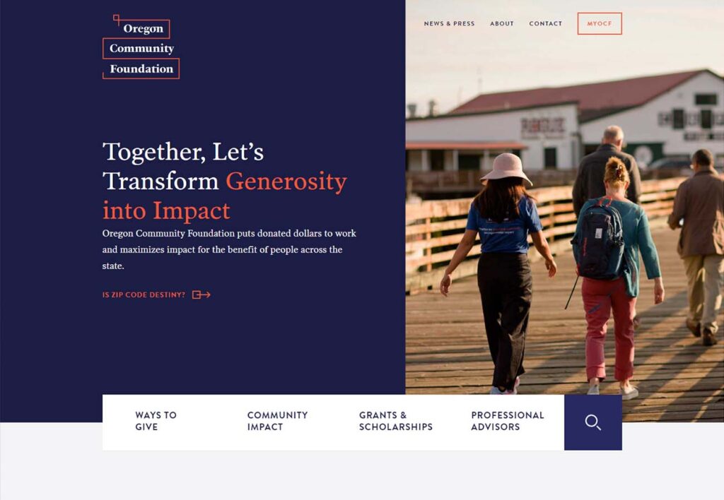 OCF non profit website creation