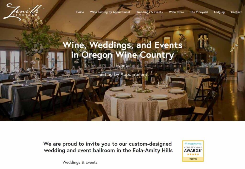 Willamette valley wines feature