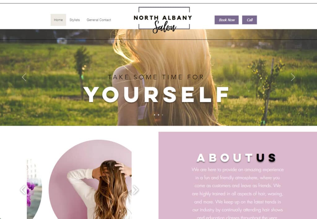 North Abbey Salon custom web development company