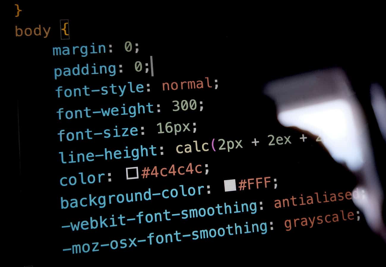 html and css in custom web design